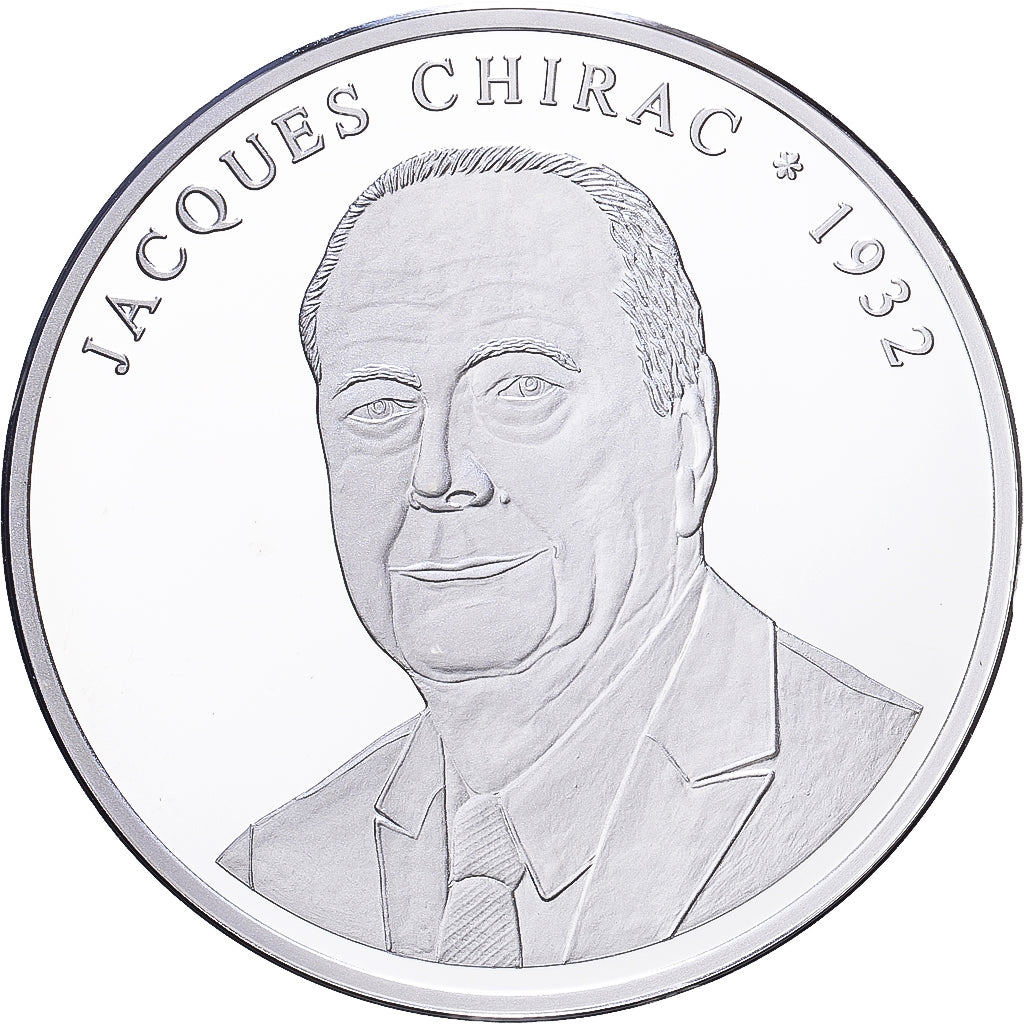 Frankreich, Medaille, Les Présidents de la République, Jacques Chirac, Silber