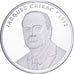 Frankreich, Medaille, Les Présidents de la République, Jacques Chirac, Silber