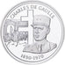 Francia, medalla, Charles De Gaulle, Plata, FDC