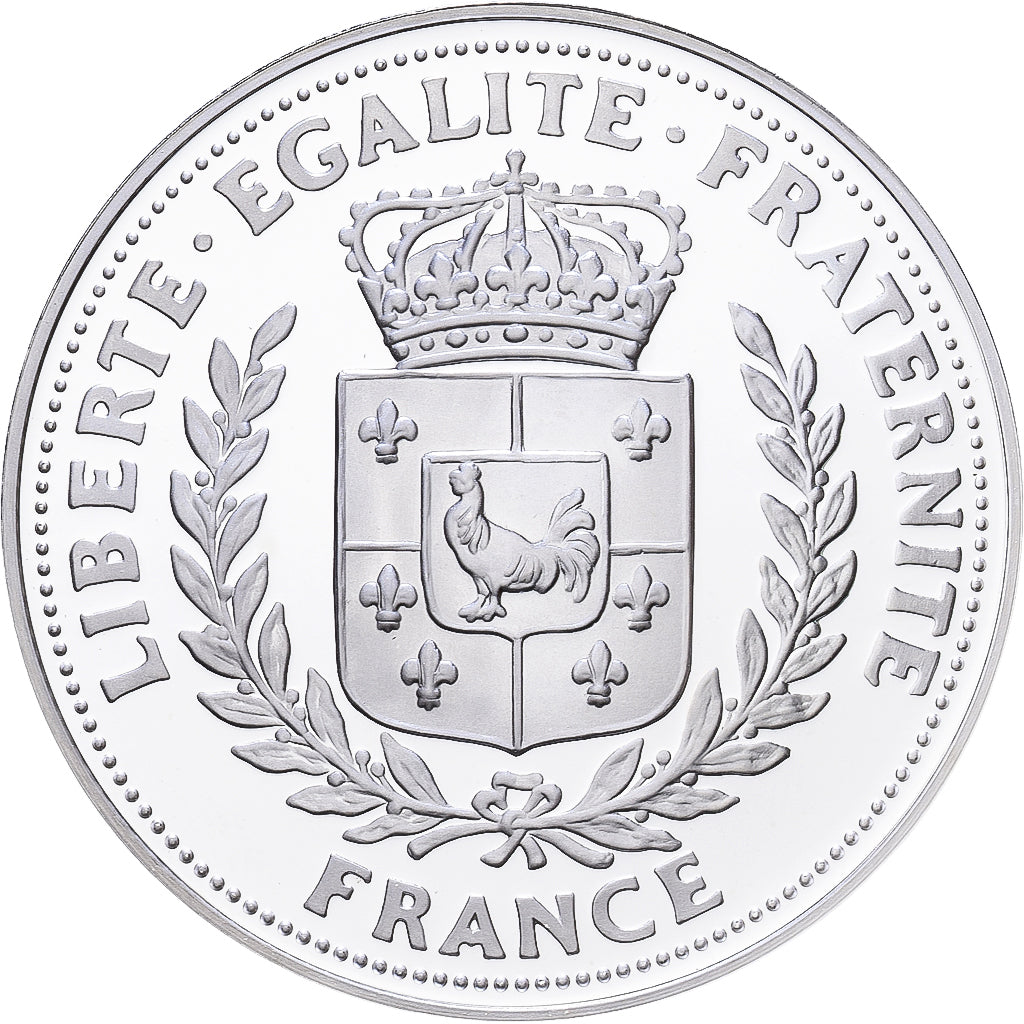 Francia, medalla, Charles De Gaulle, Plata, FDC
