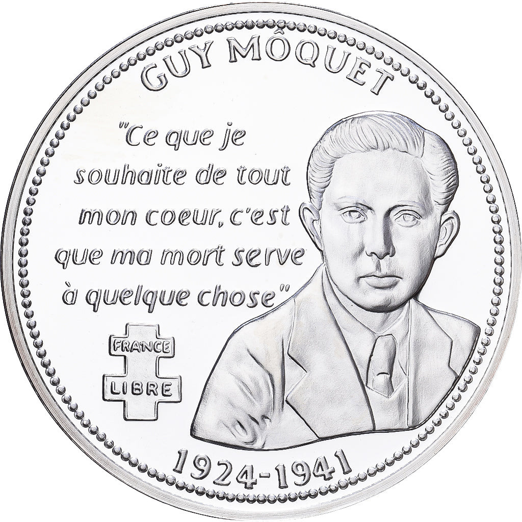 Frankreich, Medaille, Guy Môquet, Silber, STGL