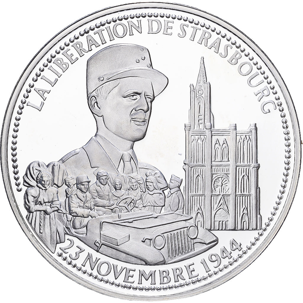 Frankreich, Medaille, La Libération de Strasbourg, Silber, STGL