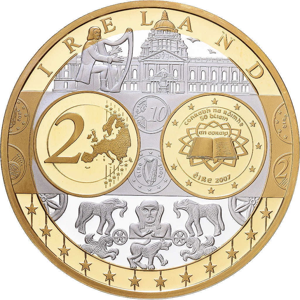 Ireland, Medaille, Europa, Silber, STGL