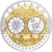 REPÚBLICA DA IRLANDA, medalha, Europa, Prata, MS(65-70)