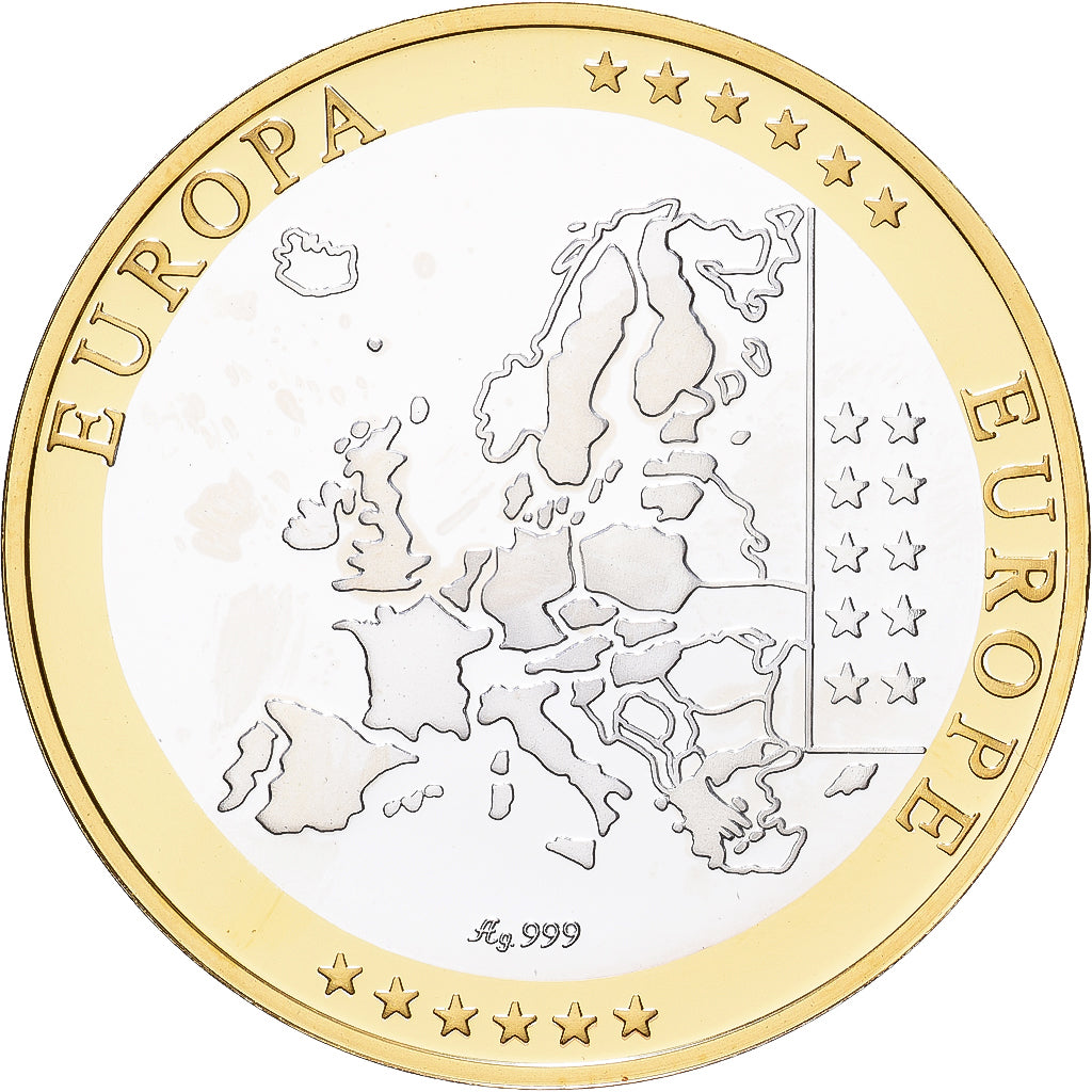 Pays-Bas, Médaille, Europa, Argent, FDC