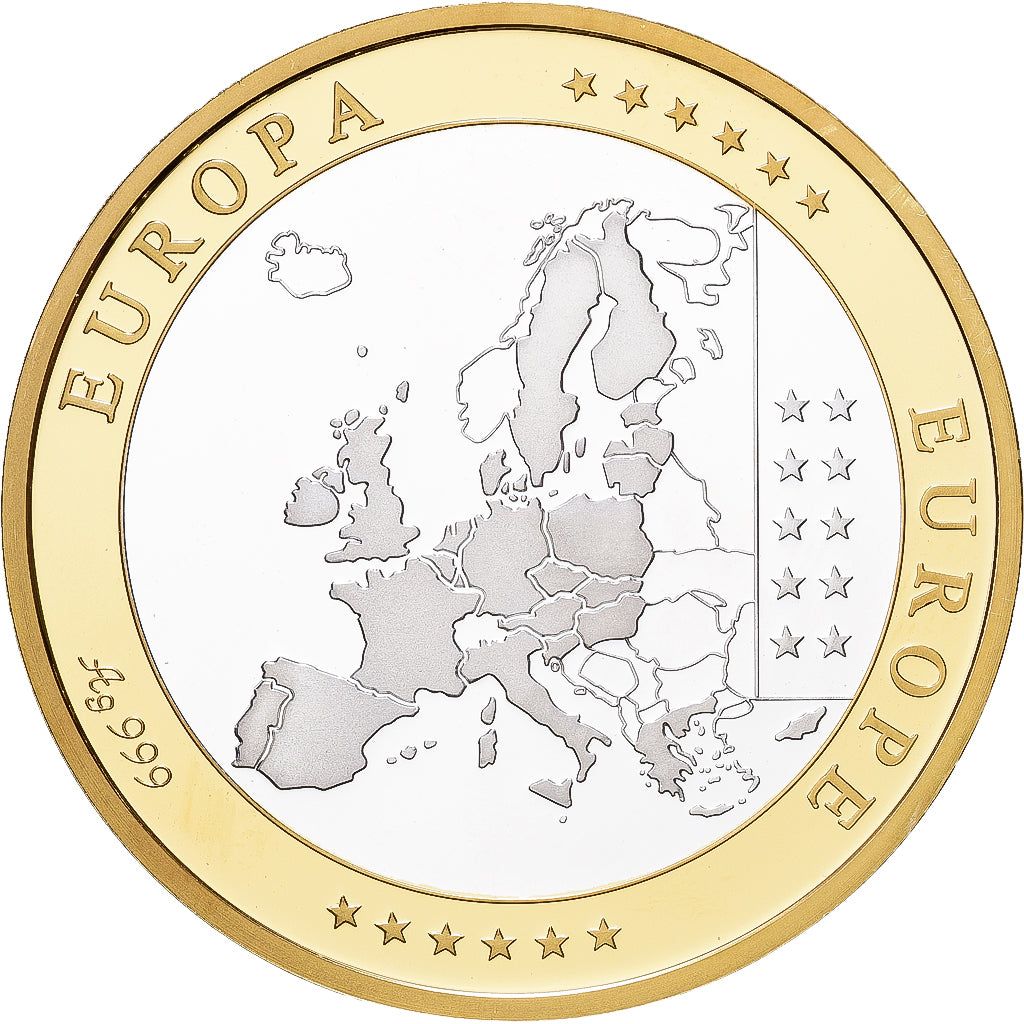 Pays-Bas, Médaille, Europa, Argent, FDC