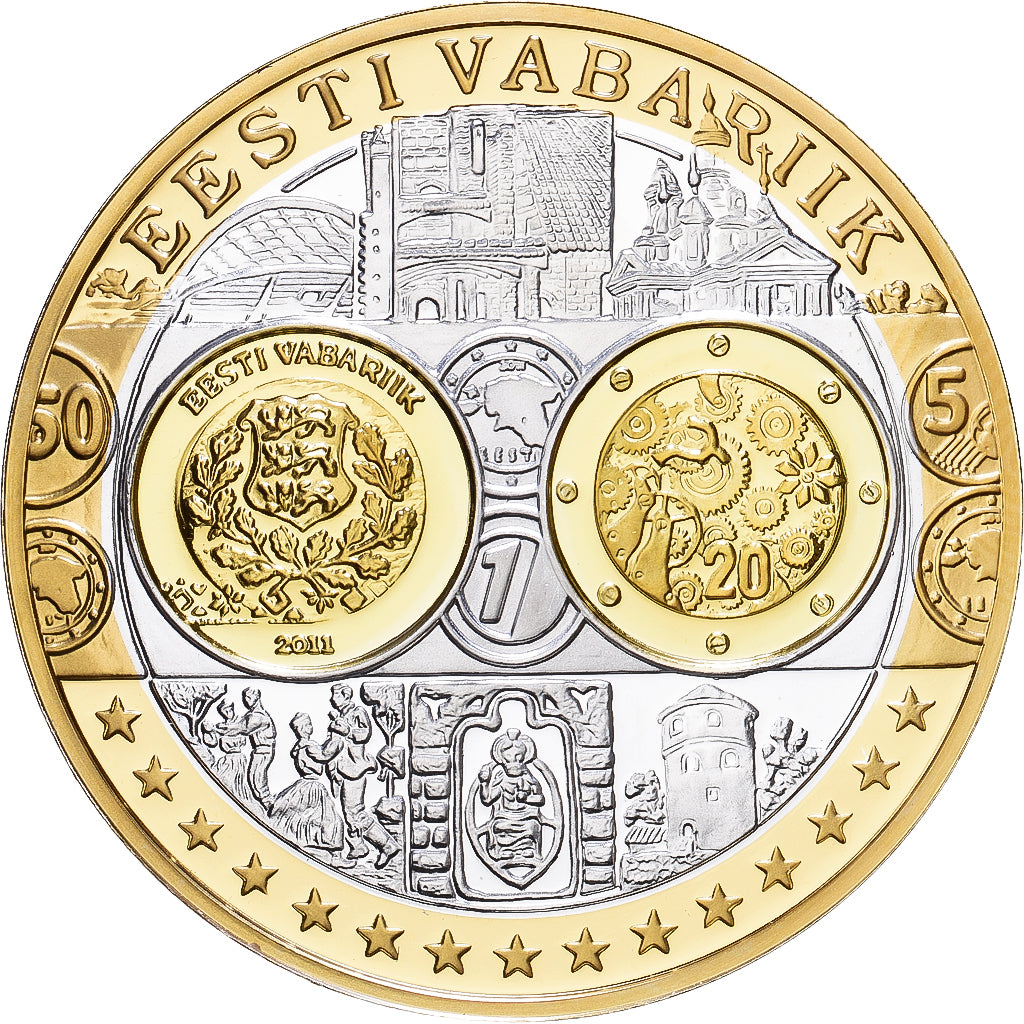 Estonia, Medal, Europa, Silver, MS(65-70)