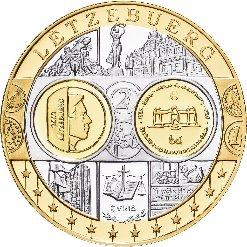 Luxembourg, Medal, Europa, Silver, MS(65-70)