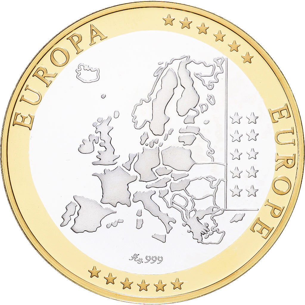 Luxembourg, Medal, Europa, Silver, MS(65-70)