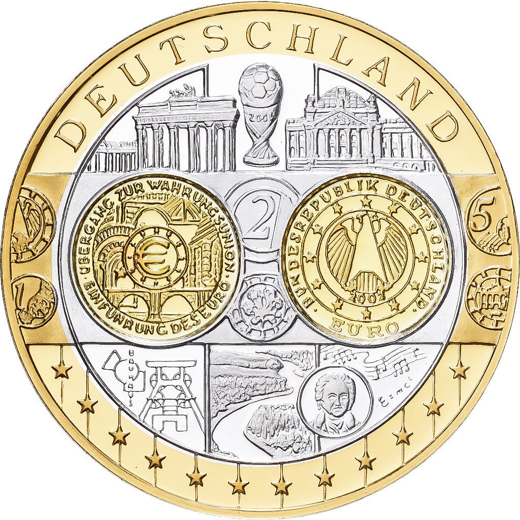 Niemcy, medal, Europa, Srebro, MS(65-70)