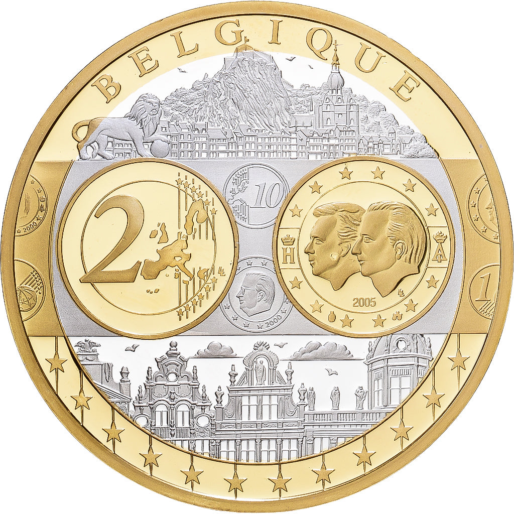 Belgium, Medal, Europa, Silver, MS(65-70)
