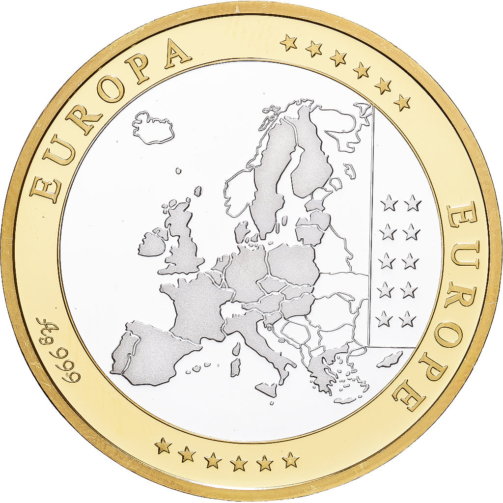 Belgium, Medal, Europa, Silver, MS(65-70)