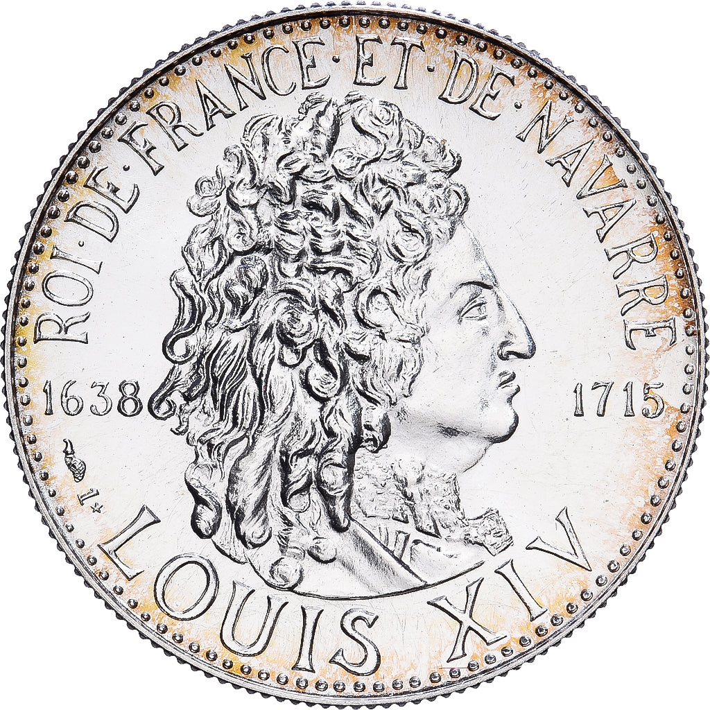 Frankreich, Medaille, Louis XIV, Roi de France et de Navarre, 1980, Silber, UNZ