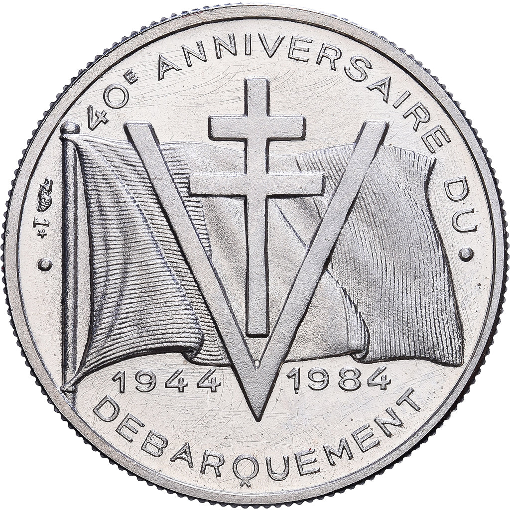 Frankreich, Medaille, Winston Churchill, 1984, Silber, UNZ