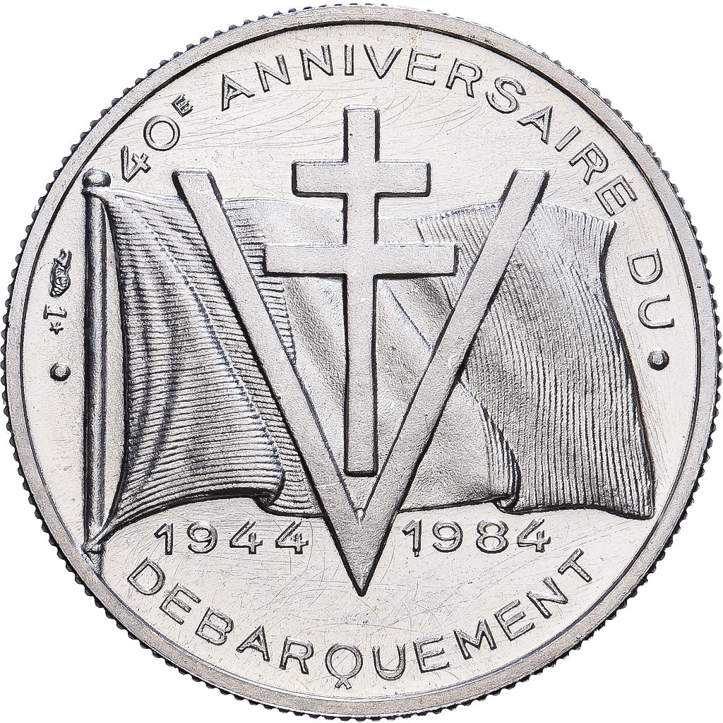 Frankreich, Medaille, General Dwight D. Eisenhower, 1984, Silber, UNZ