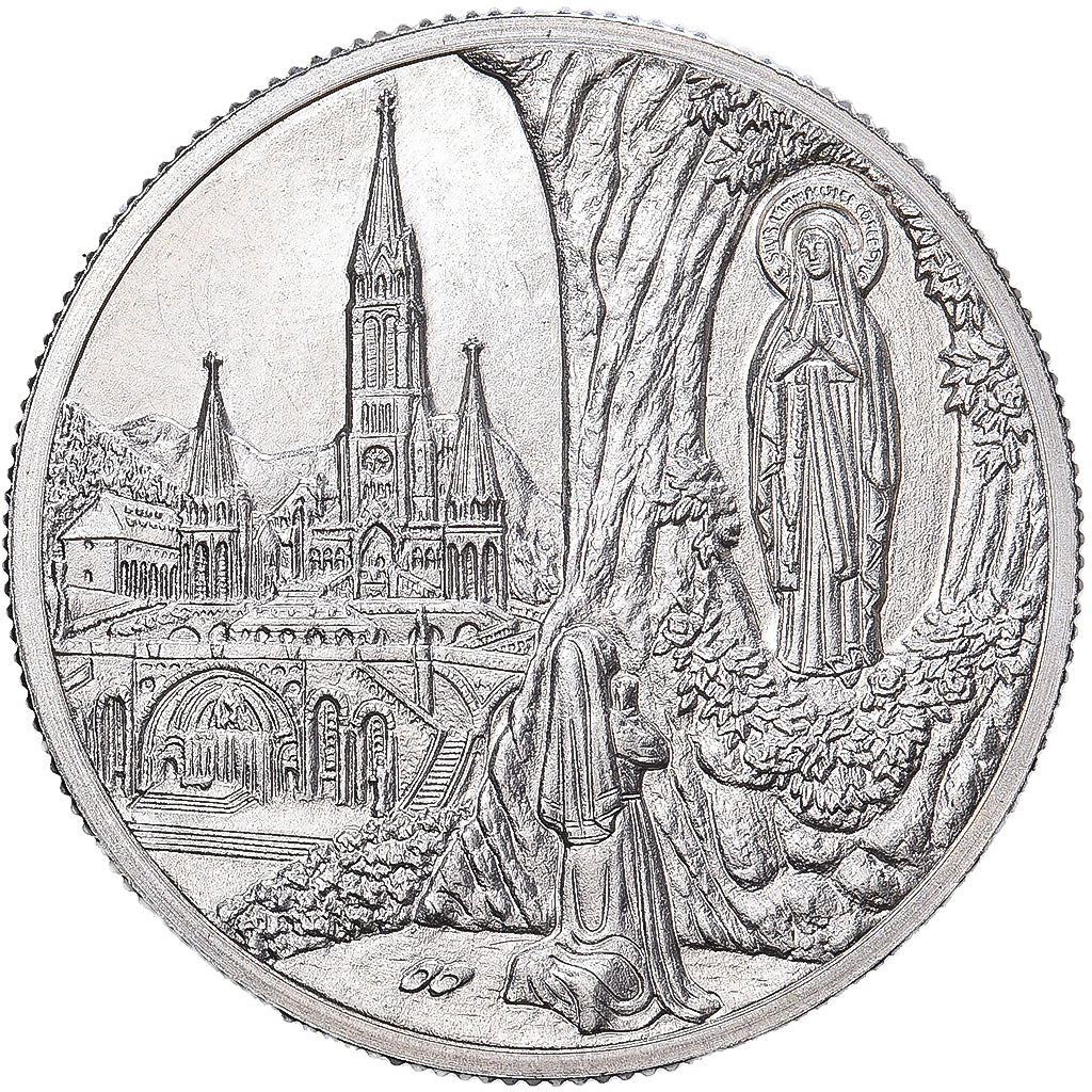 Francja, medal, Jean-Paul II à Lourdes, 1983, Srebro, MS(63)