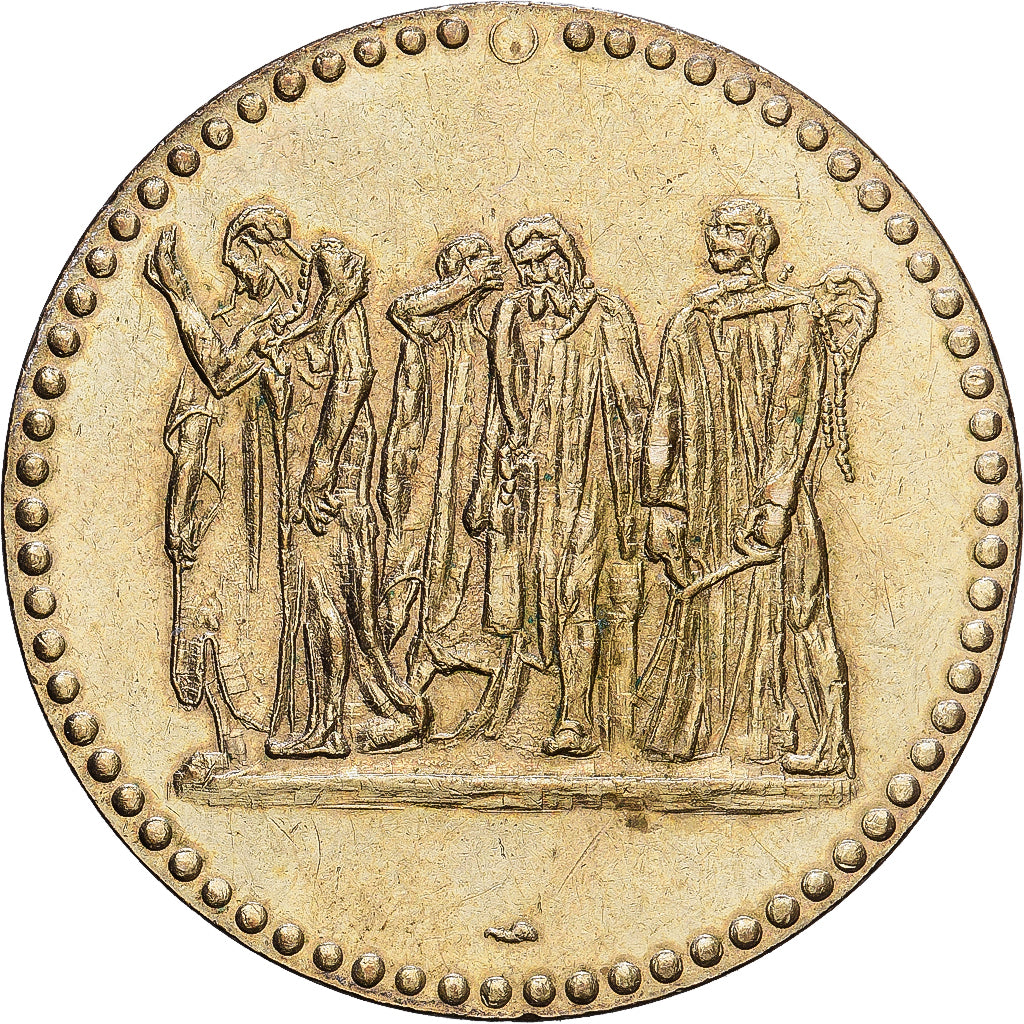 Francja, Token, Ville de Calais, Miedzionikiel Aluminium, AU(55-58)