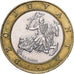 Mónaco, Rainier III, 10 Francs, 1997, Monnaie de Paris, Bimetálico, MBC