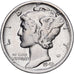United States, Dime, Mercury Dime, 1943, San Francisco, Silver, AU(50-53)