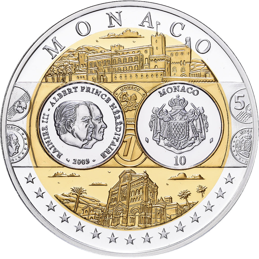 Monaco, Medaille, Europa, Silber, STGL