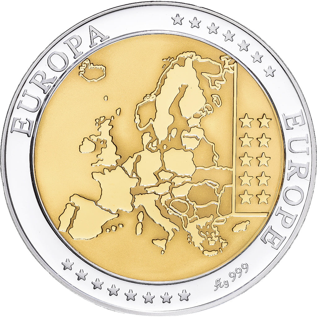 Monaco, Medaille, Europa, Silber, STGL