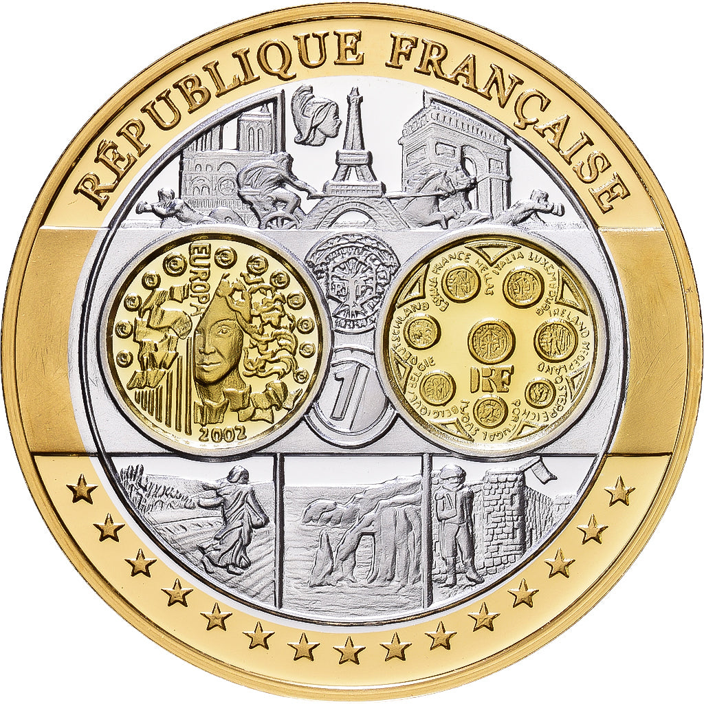 Frankreich, Medaille, Europa, Silber, STGL