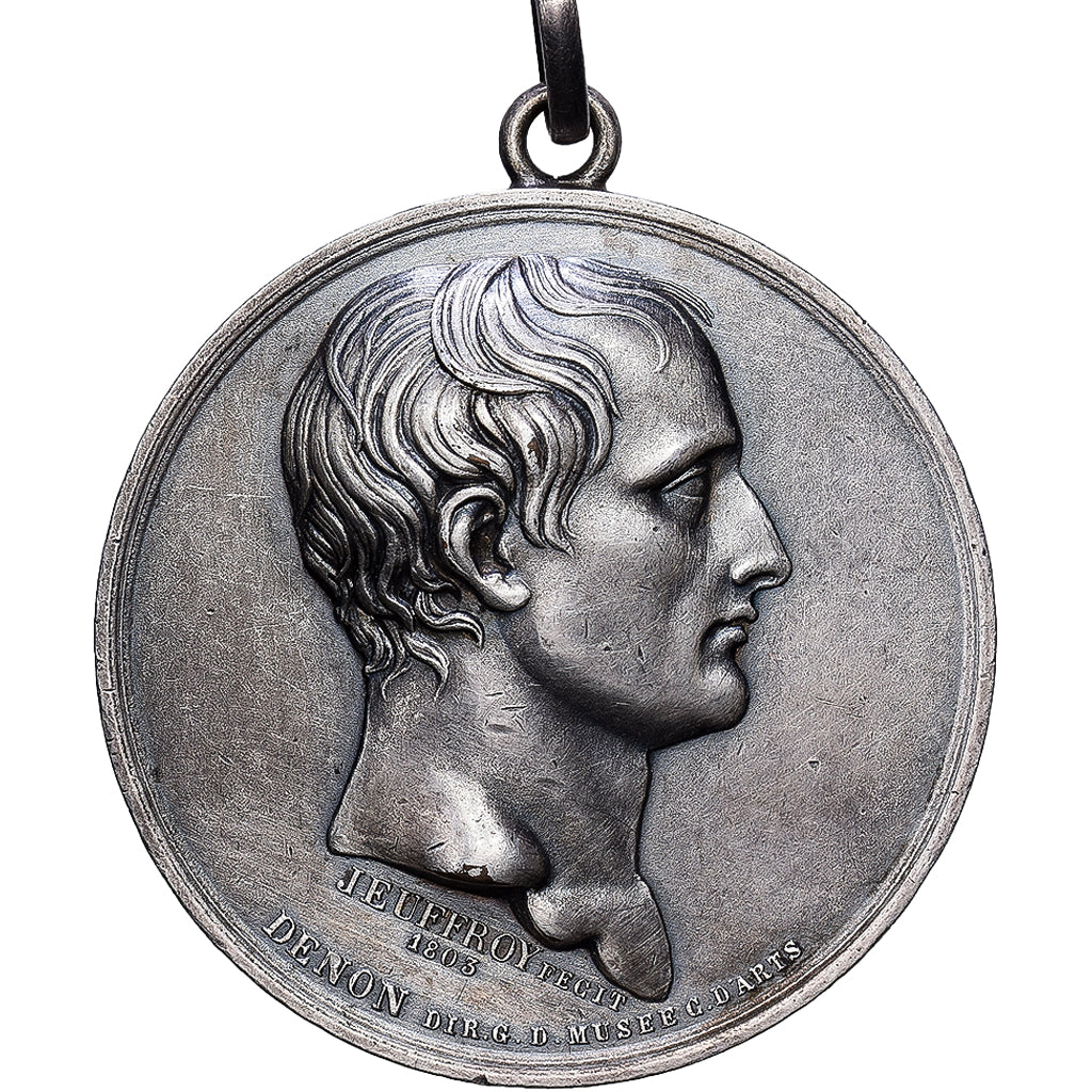 Francja, medal, Consulat, Visite de Napoléon au Muséum avec la Vénus de
