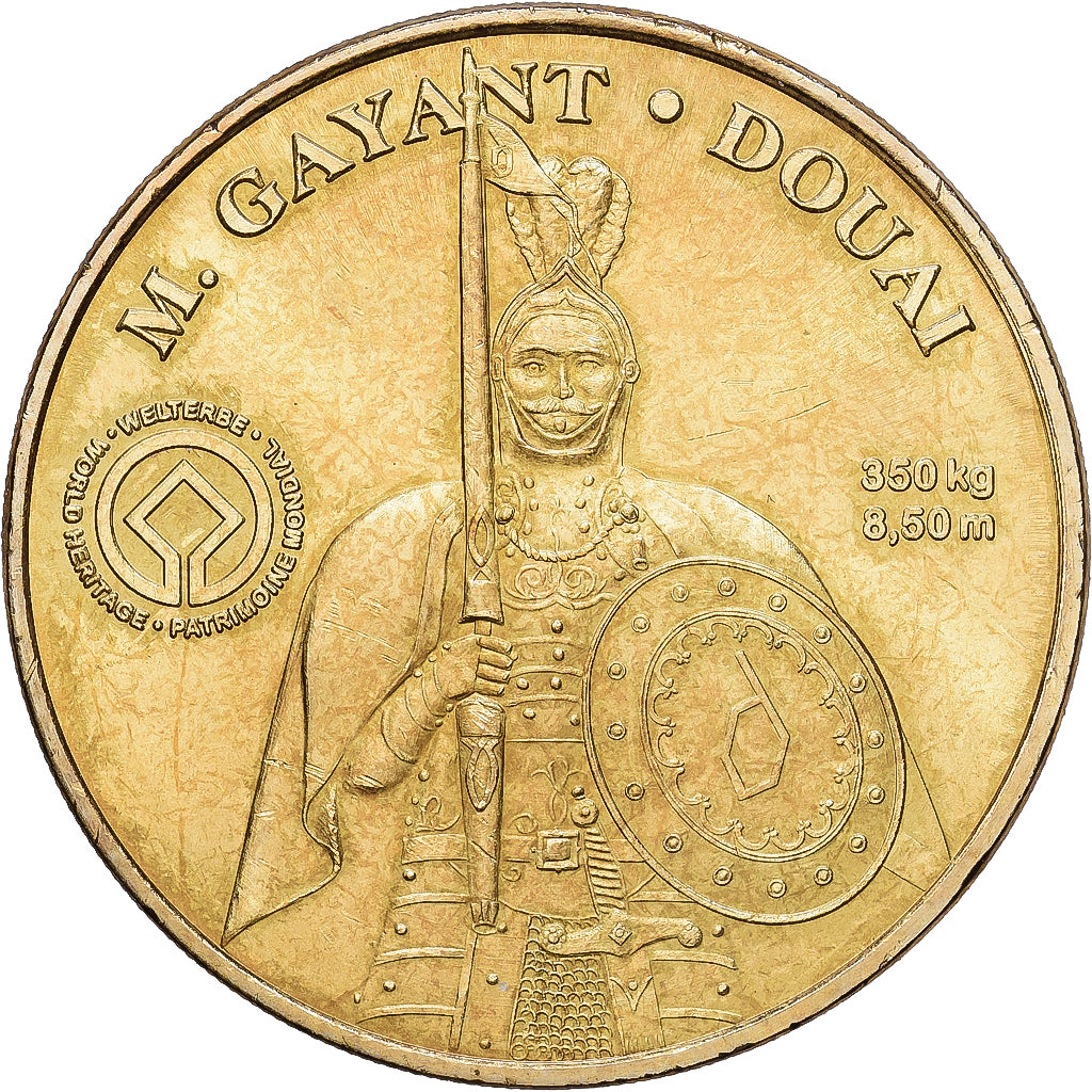 Francja, Token, Douai - M Gayant, 2010, Miedzionikiel Aluminium, MDP, EF(40-45)