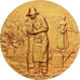 Francja, medal, Société d'Horticulture de Douai, Pokryty brązem, Rivet