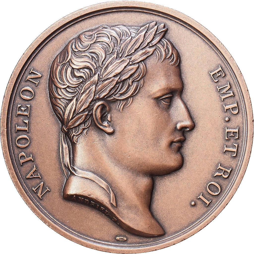 France, Médaille, Napoléon Ier, Bataille d'Austerlitz, Bronze, SPL, Denon