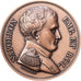 Francia, medaglia, Napoléon Ier à Saint Hélène, Bronzo, Denon, SPL
