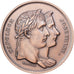 Frankreich, Medaille, Napoléon Ier et Joséphine, Bronze, Brenet, Restrike, UNZ