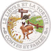 Frankreich, Medaille, Contes et Fables, Le Lièvre et la Tortue, Silber, STGL