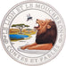 France, Medal, Contes et Fables, Le Lion et le Moucheron, Silver, MS(65-70)