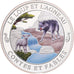 France, Médaille, Contes et Fables, Le Loup et l'Agneau, Argent, FDC