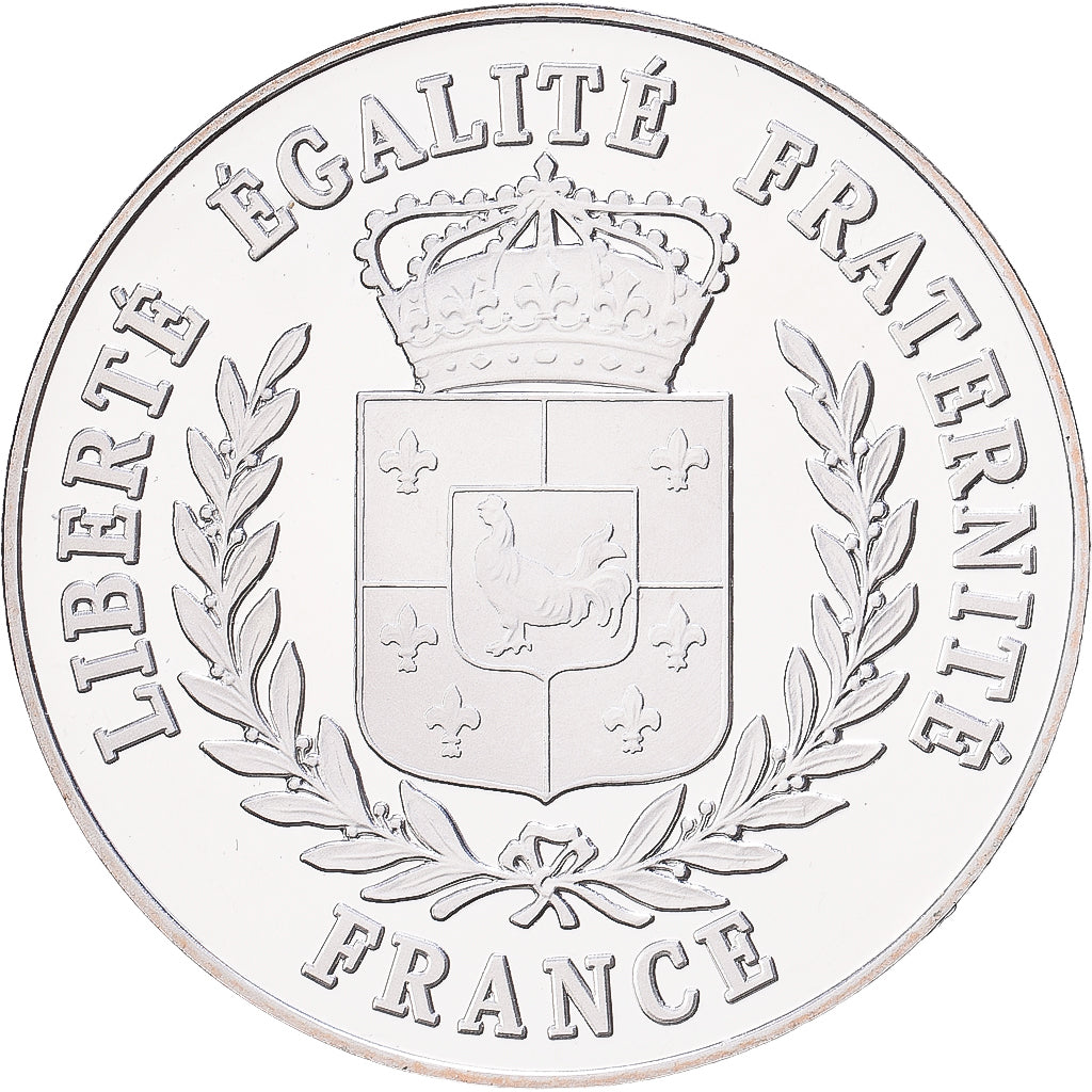 France, Médaille, Contes et Fables, Le Loup et l'Agneau, Argent, FDC