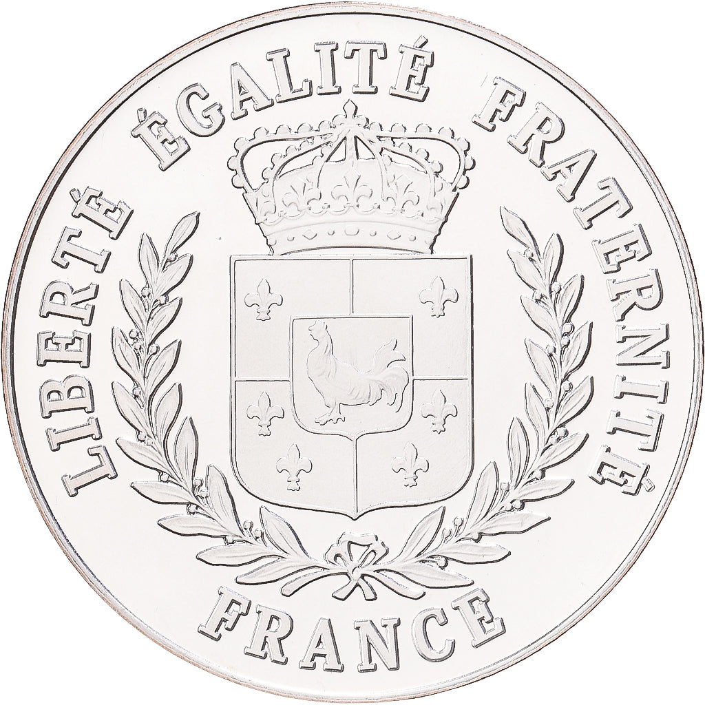France, Medal, Contes et Fables, La Belle au Bois Dormant, Silver, MS(65-70)