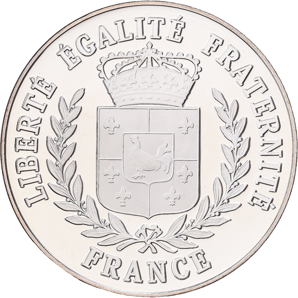 France, Medal, Contes et Fables, Le Chat Botté, Silver, MS(65-70)