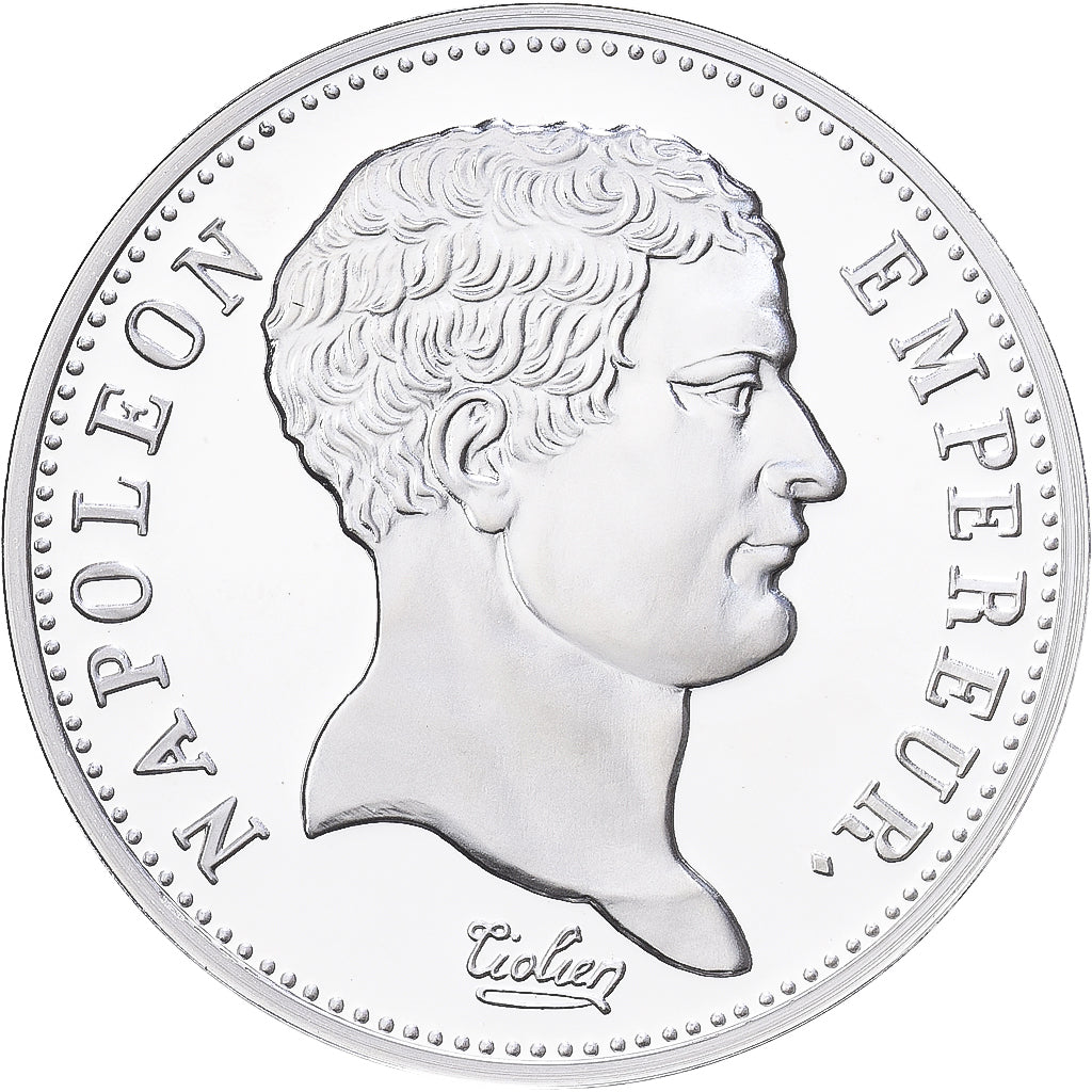 France, Medal, Reproduction, 2 Francs 1807 A, Napoléon Ier, Silver, MS(65-70)