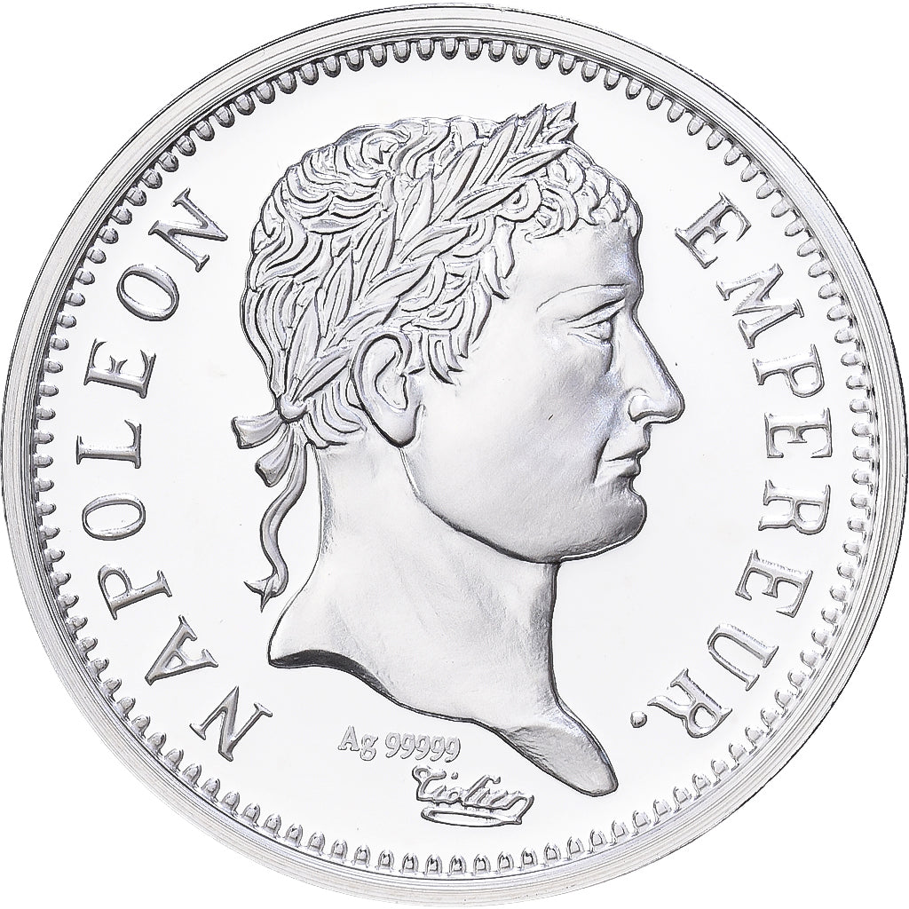 France, Medal, Reproduction 1 Franc Napoléon Ier 1814 A, Silver, MS(65-70)