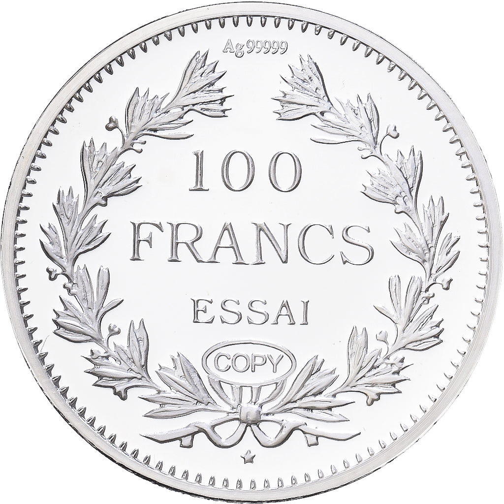 Francia, medaglia, Reproduction, 100 Francs Essai, Louis Philippe Ier, Argento