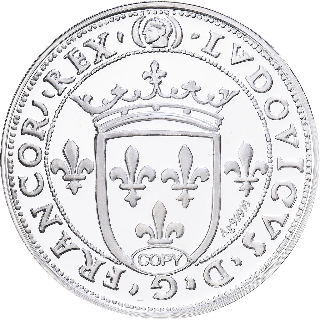 Frankreich, Medaille, Reproduction, Grossone d'Argent, Duché de Milan, Silber