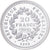 France, Médaille, Reproduction de la 20 Francs Hercule 1973, Argent, FDC