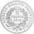 France, Médaille, Reproduction de la 2 Francs Cérès 1870, Argent, FDC