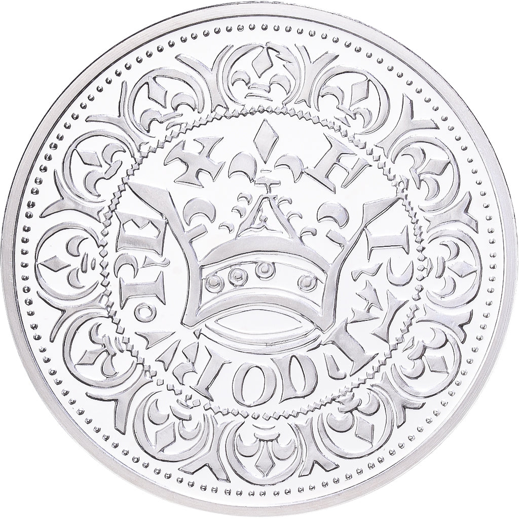 France, Médaille, Reproduction du Gros Blanc à la Couronne, Jean II Le Bon