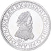 France, Médaille, Reproduction du Demi-Franc Henri IV 1607, FDC, Argent