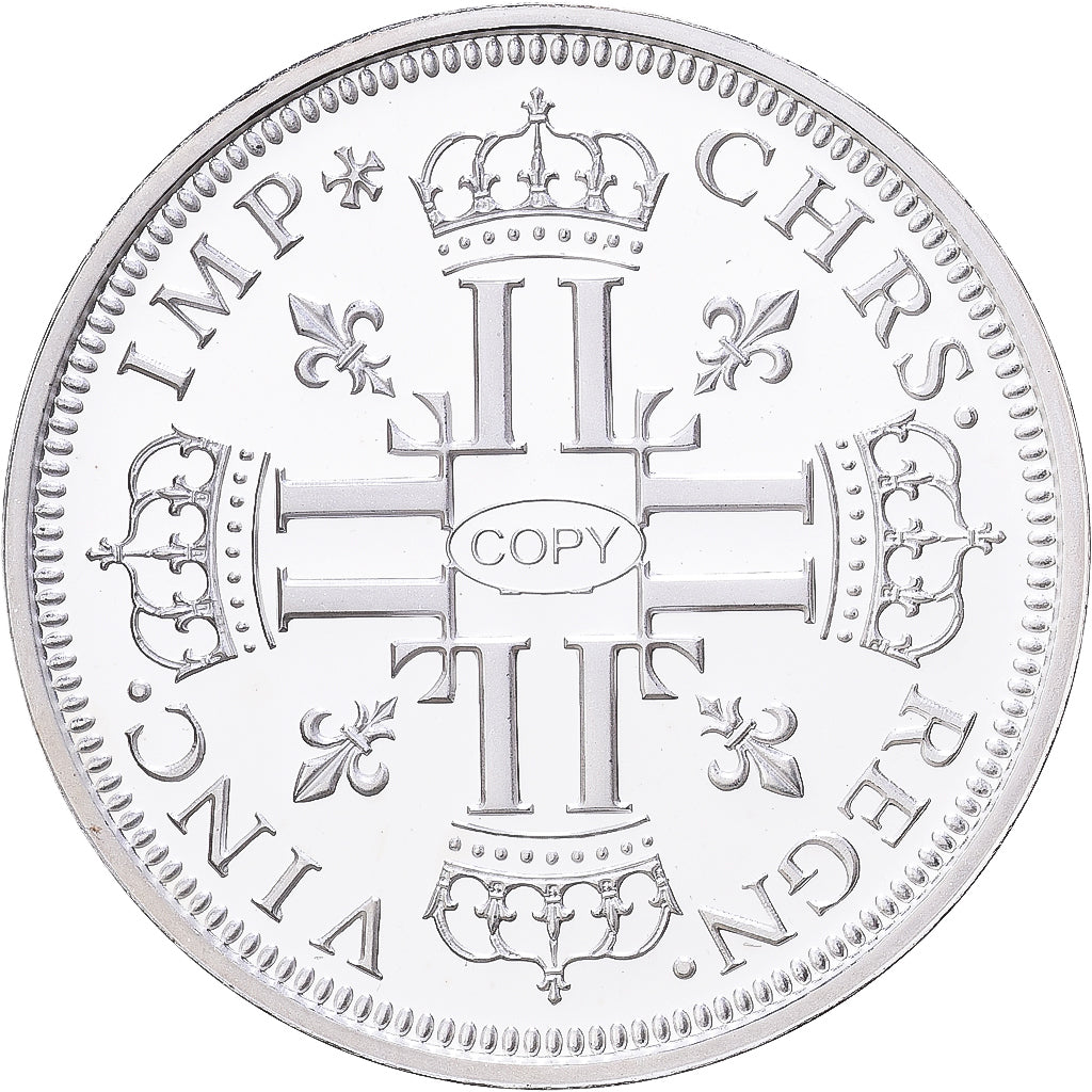 France, Médaille, Reproduction du Petit Louis d'Argent 1720, Argent, FDC