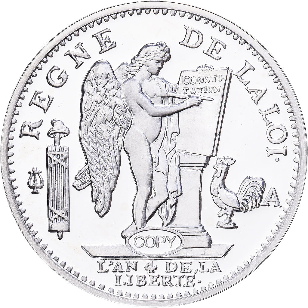 Frankreich, Medaille, Reproduction, Ecu dit au Génie, Louis XVI, Silber, STGL