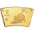 China, Medaille, Année du Rat, Copper Gilt, STGL