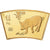 China, Medaille, Année du Cochon, Copper Gilt, STGL